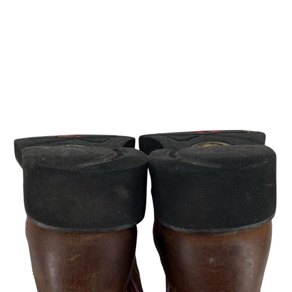 Justin Gypsy Western Boots L9903 Brown Leather Women’s Size 7.5B (HF20) - Picture 8 of 11